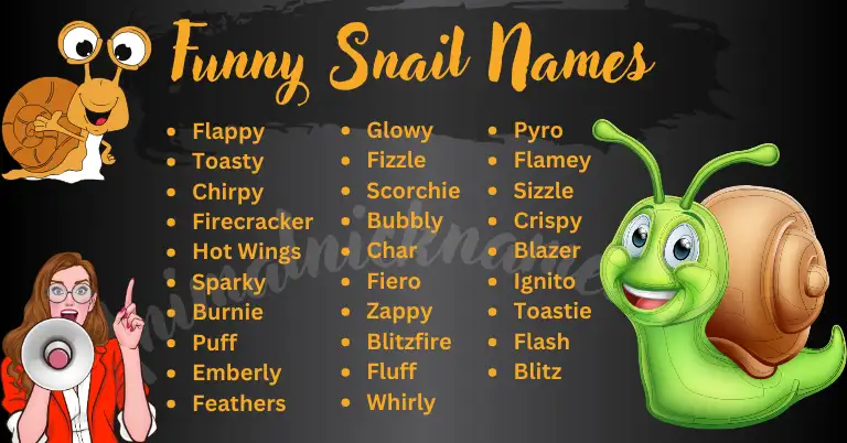 Funny Snail Names