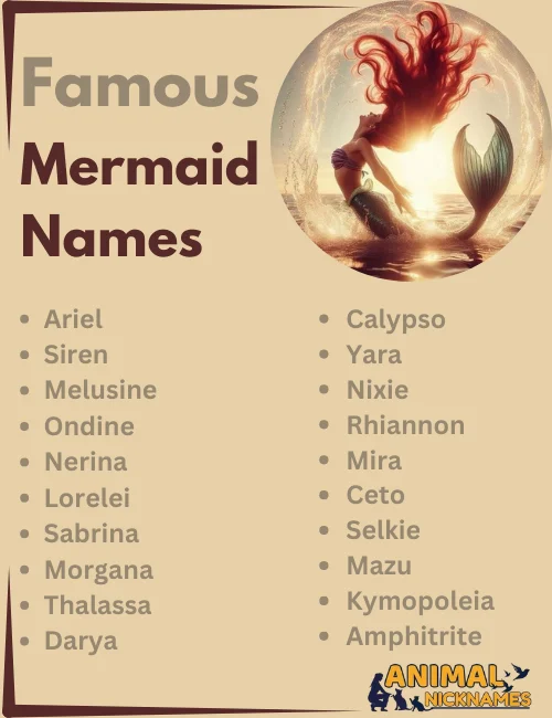 Famous Mermaid Name