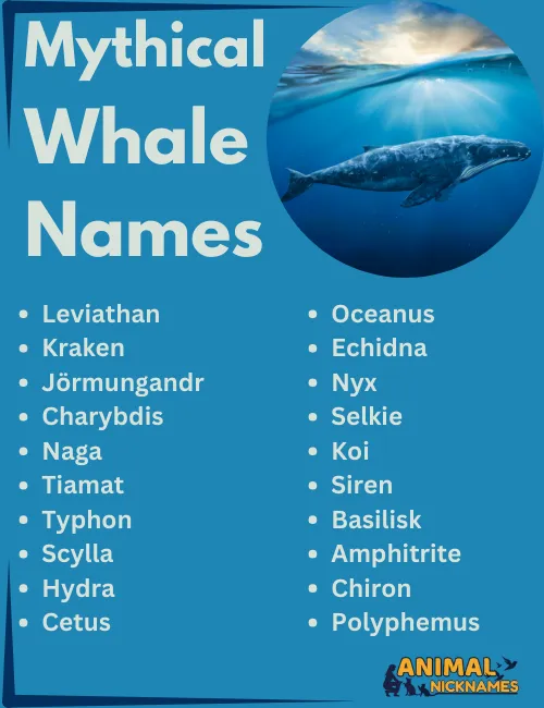 Mythical Whale Names