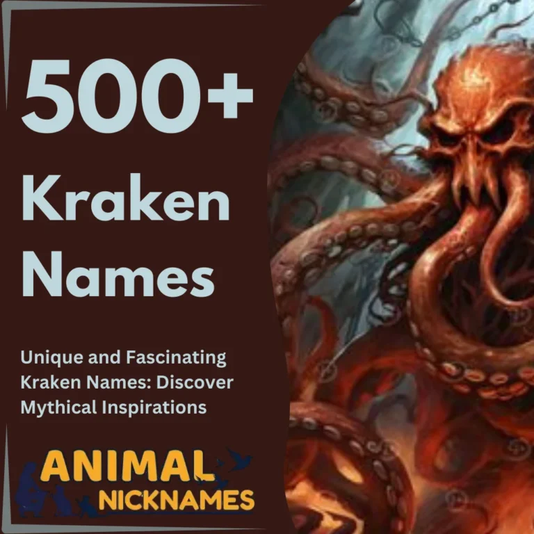 Select 500+ Unique and Fascinating Kraken Names Discover Mythical Inspirations