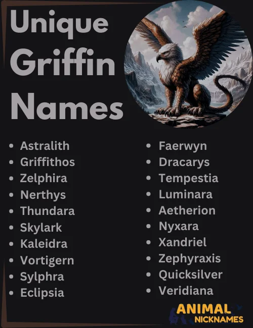 Unique Griffin Names