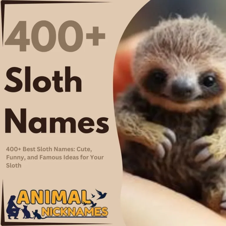 400+ Best Sloth Names Cute, Funny, and Famous Ideas for Your Sloth