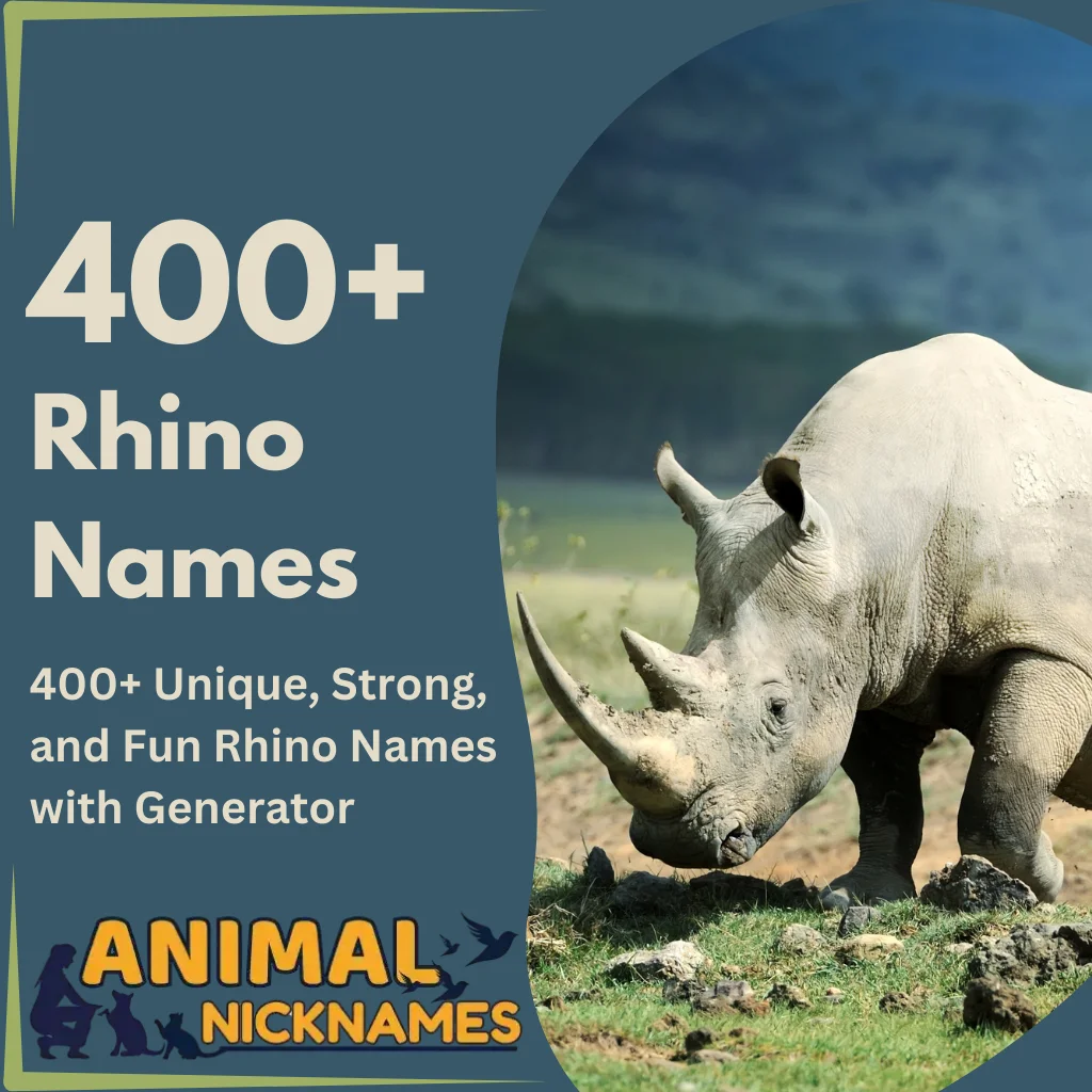 400+ Unique, Strong, and Fun Rhino Names with Generator