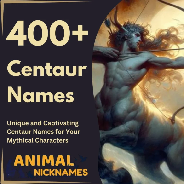 400+ Unique and Captivating Centaur Names for Your Mythical Characters