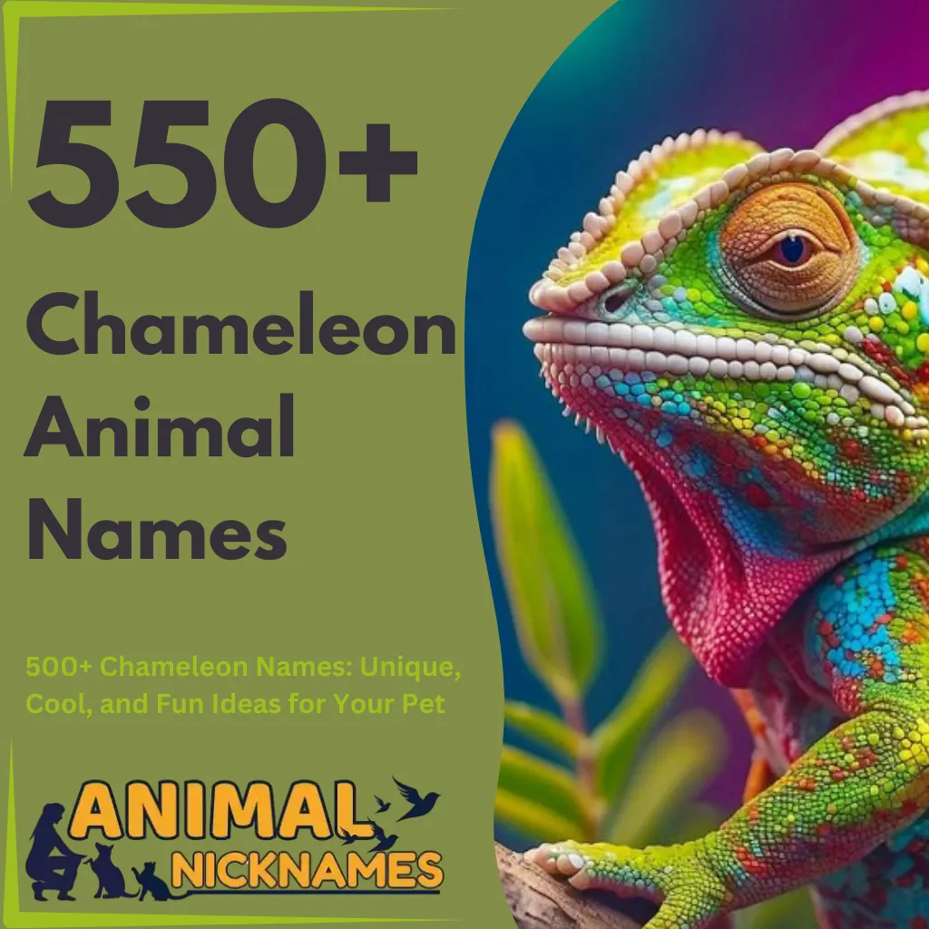 500+ Chameleon Names Unique, Cool, and Fun Ideas for Your Pet