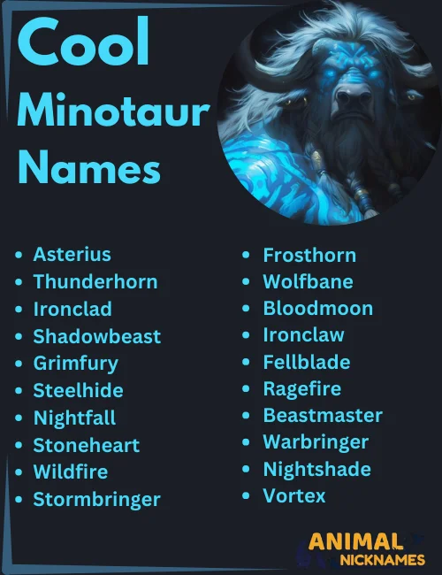 Cool Minotaur Names