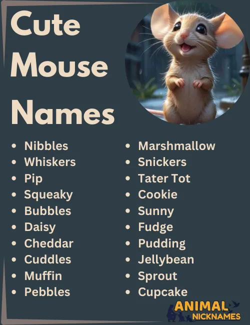 Cute Mouse Names