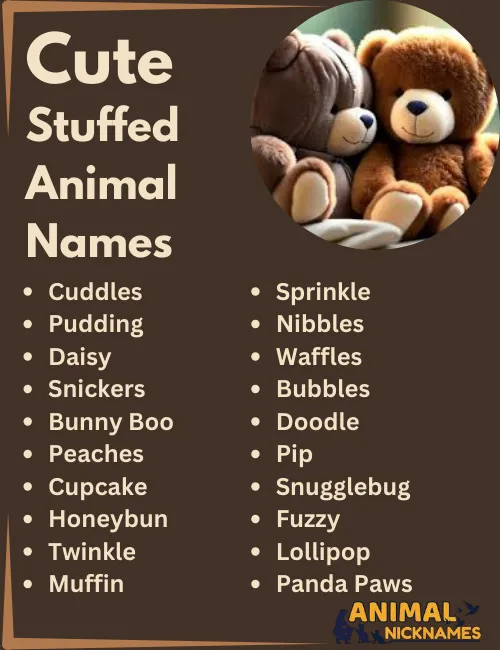 550 Cute Stuffed Animal Names for Every Character you Love