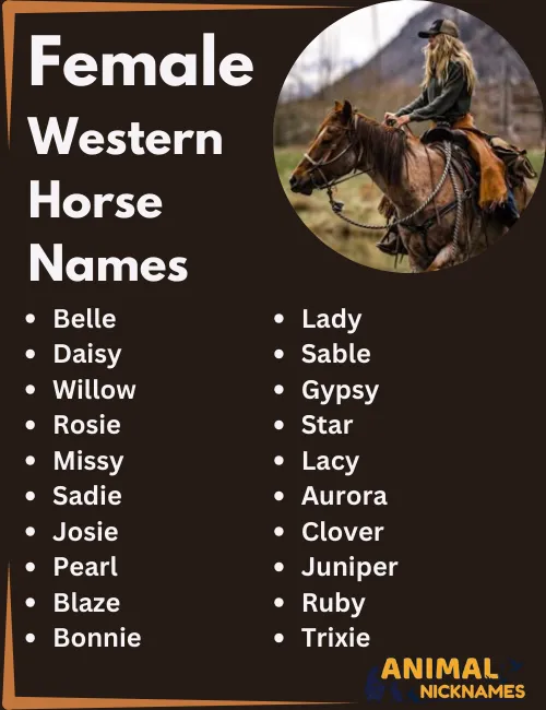 Female Western Horse Names