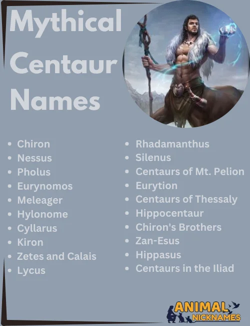 Mythical Centaur Names