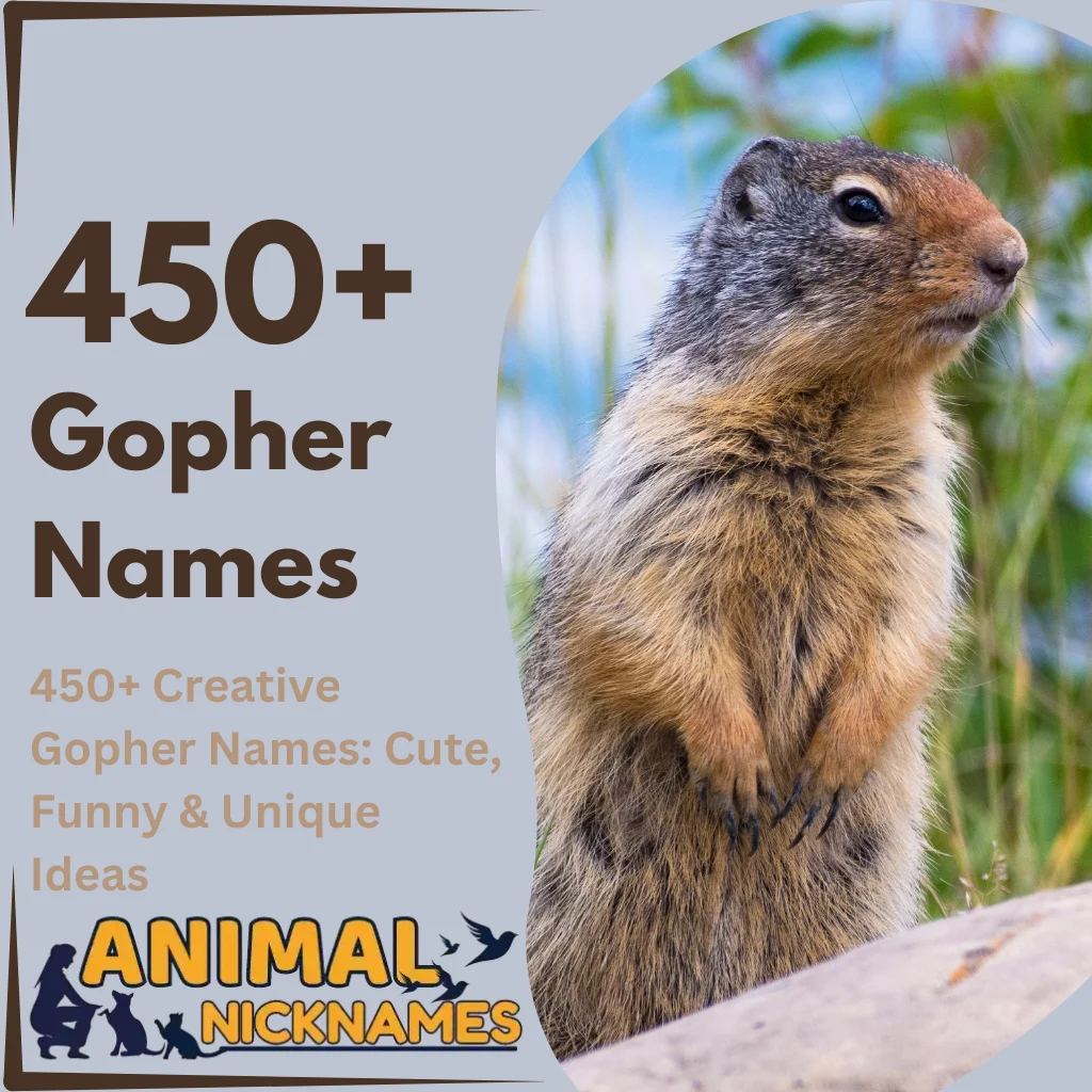 Select 450+ Creative Gopher Names Cute, Funny & Unique Ideas