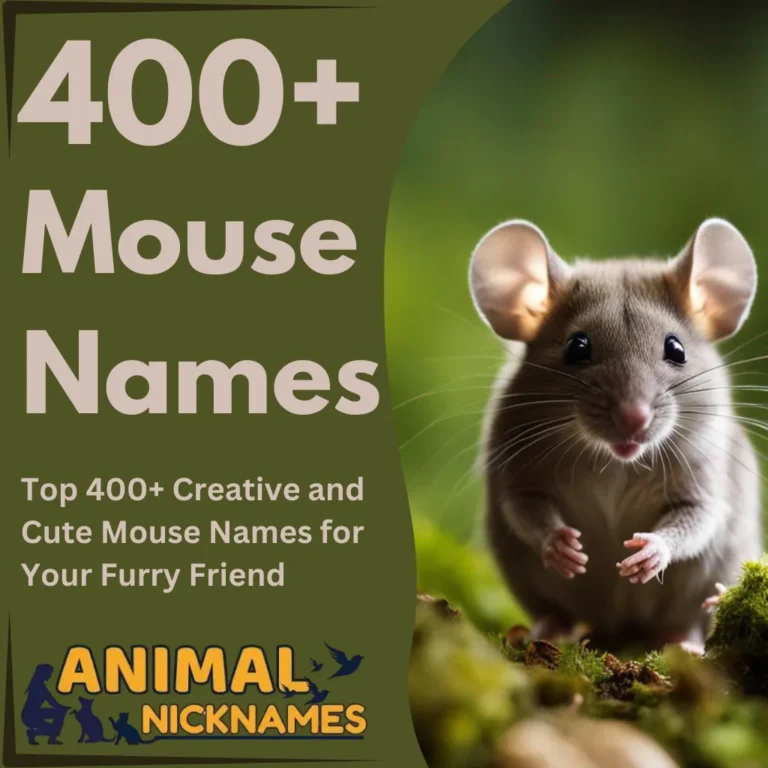 Top 400+ Creative and Cute Mouse Names for Your Furry Friend