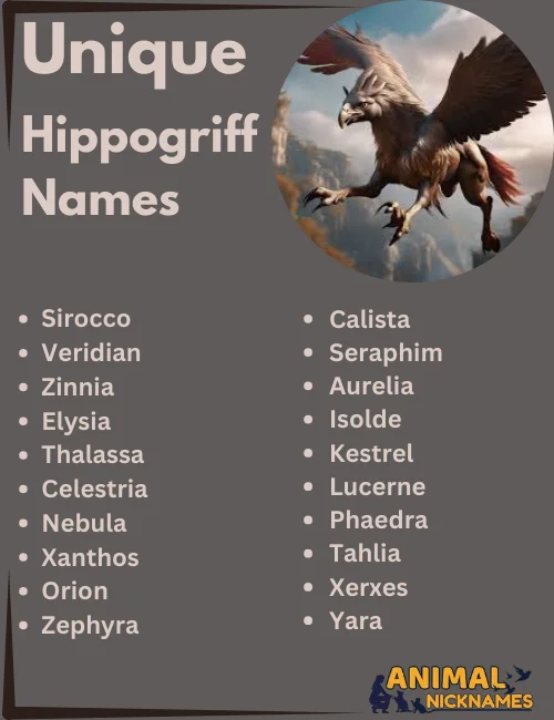 Unique Hippogriff Names