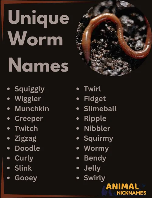 Unique Worm Names