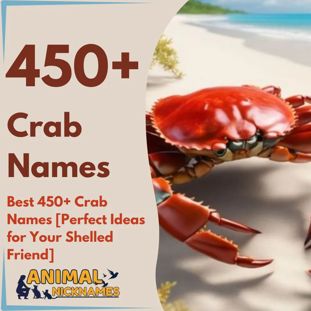 Best 450+ Crab Names [Perfect Ideas for Your Shelled Friend]