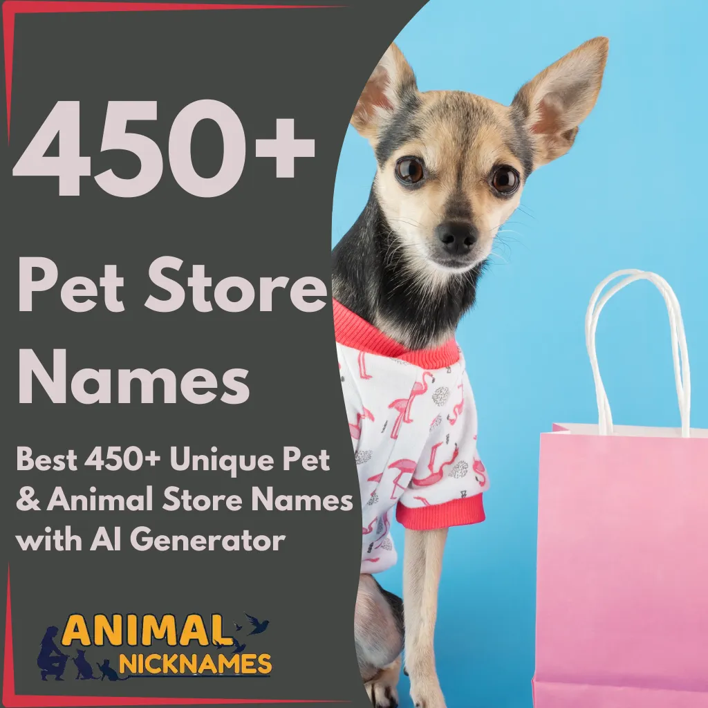 Best 450+ Unique Pet & Animal Store Names with AI Generator