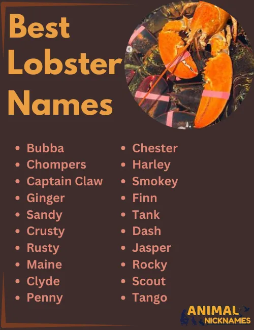 Best Lobster Names