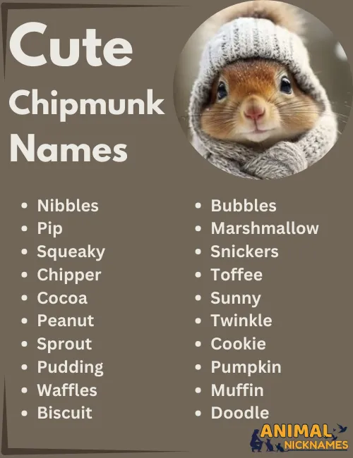 Cute Chipmunk Names