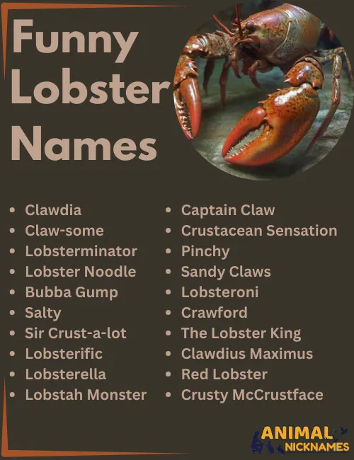 Funny Lobster Names