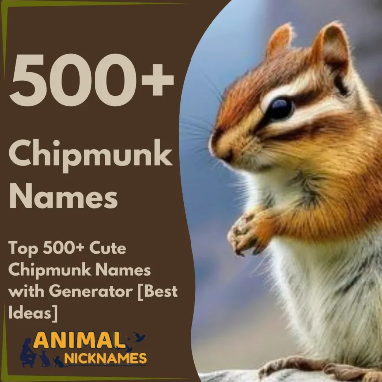 Top 500+ Cute Chipmunk Names with Generator [Best Ideas]