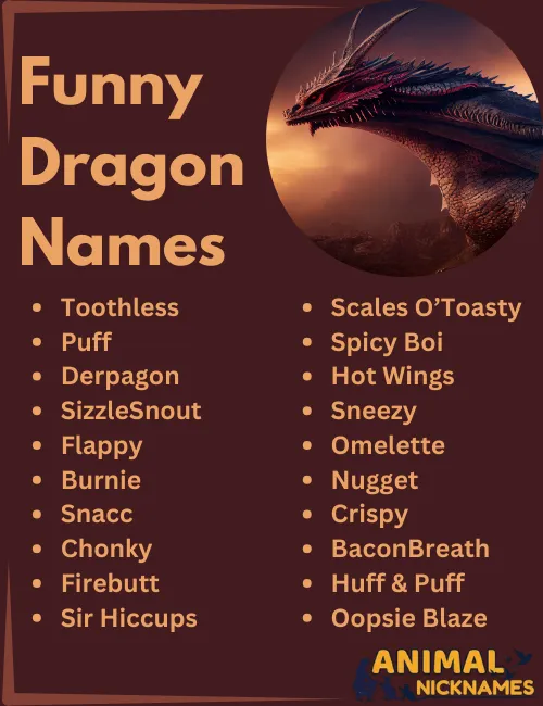 Funny Dragon Names 