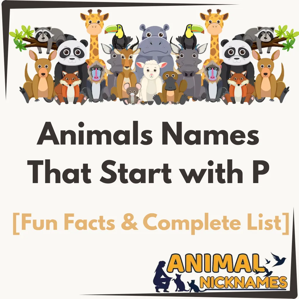 List of animals that start with P