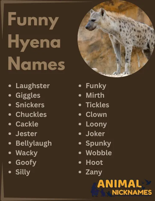 Funny Hyena Names